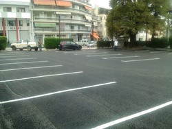 Φωτογραφία Ανακατασκευή του πάρκινγκ της Μ. Αλεξάνδρου