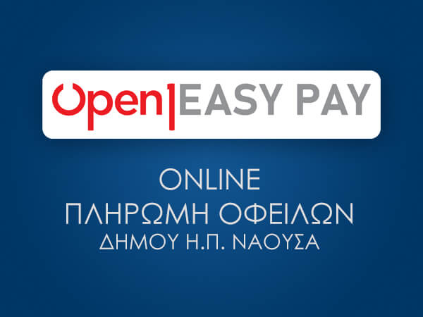 Easy Pay - Online πληρωμή του Δήμου Η.Π. Νάουσας