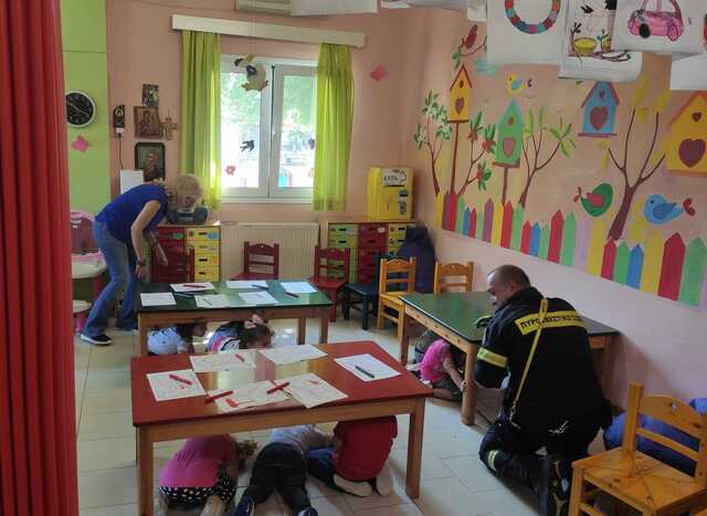 Εκπαίδευση σε καταστάσεις κινδύνου απο  κλιμάκιο της ΠΥ Νάουσας