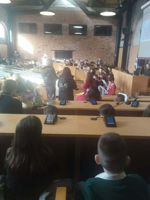 Φωτογραφία Πρώτο Βραβείο για τη διαγενεακή δράση του ΚΗΦΗ Νάουσας και του 1ου Δημοτικού Σχολείου Νάουσας