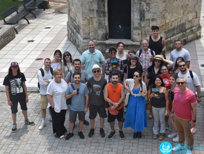 Φωτογραφία Επίσκεψη Νέων από Ευρωπαϊκές Χώρες στο Δημαρχείο Νάουσας στο Πλαίσιο του Ευρωπαϊκού Προγράμματος D-LEAD