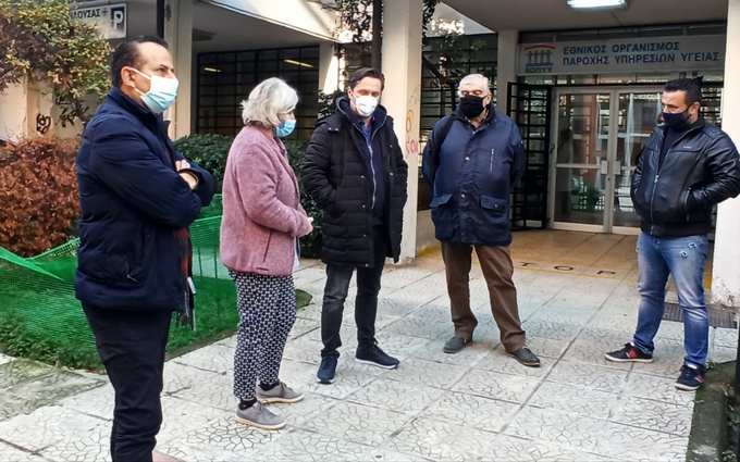 Φωτογραφία Παραχώρηση προκατασκευασμένου οικίσκου στο Κέντρο Υγείας από τον Δήμο Νάουσας