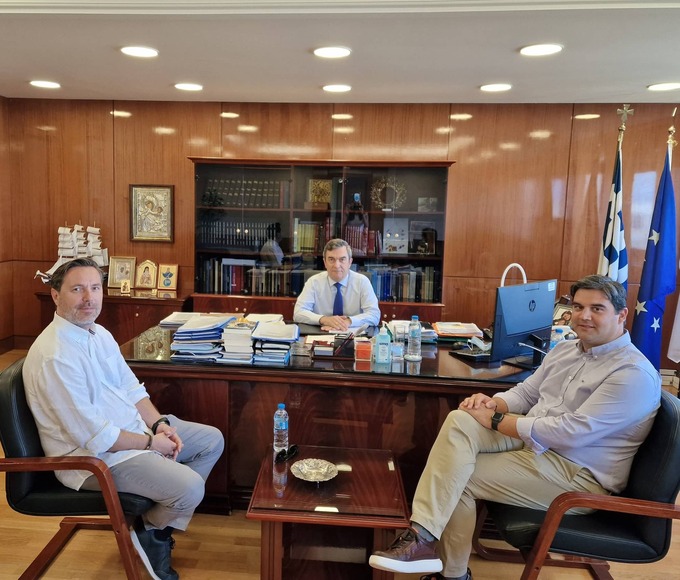 Φωτογραφία Συνάντηση Δημάρχου Νάουσας