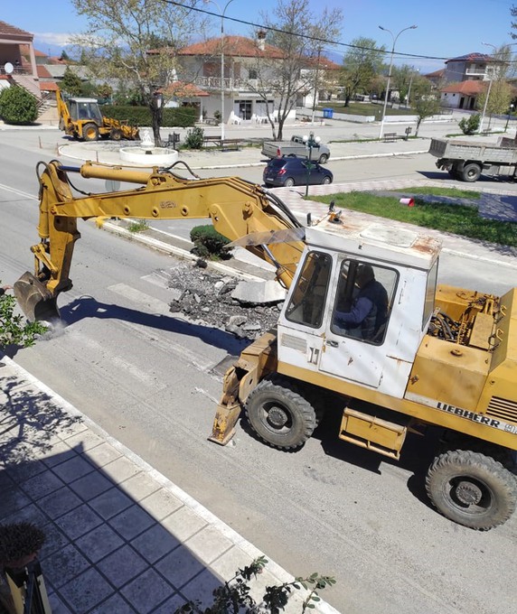 Eργασίες στο τέταρτο τμήμα του έργου κατασκευής διαβάσεων